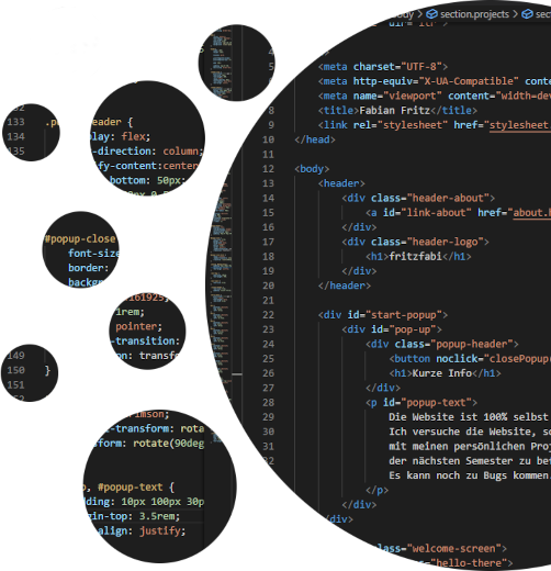 HTML & CSS graphic